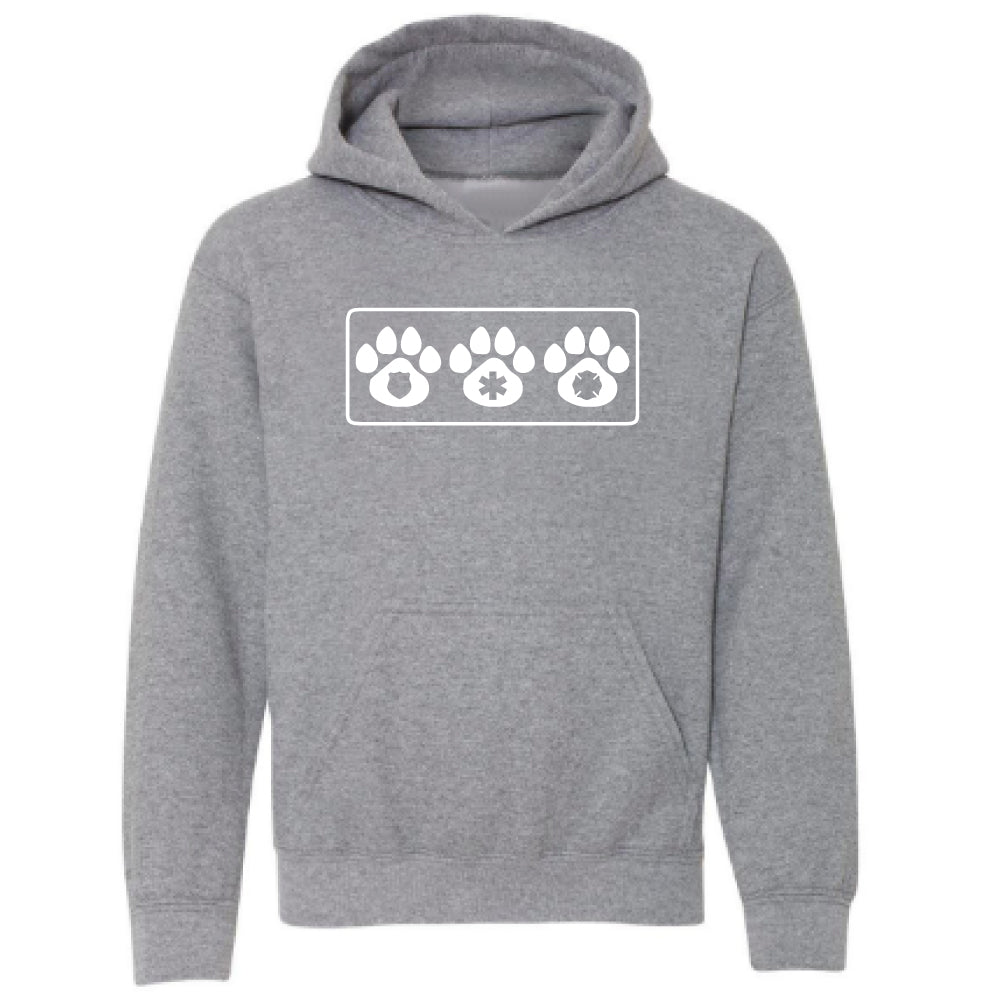 Dog paw 2024 print hoodie